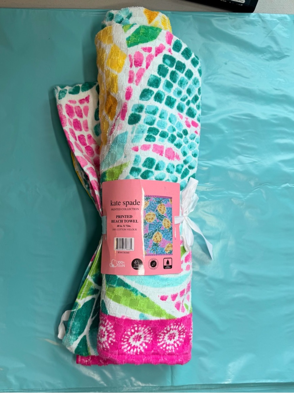 kate spade beach towel.